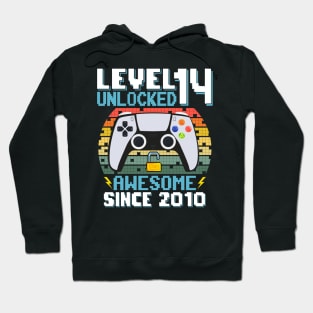 Level 14 Unlocked Awesome Since 2010 Hoodie